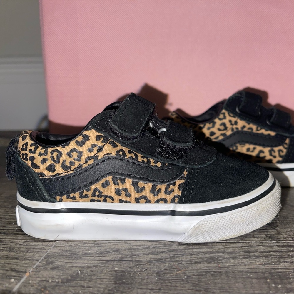 Cheetah Print Toddler Vans